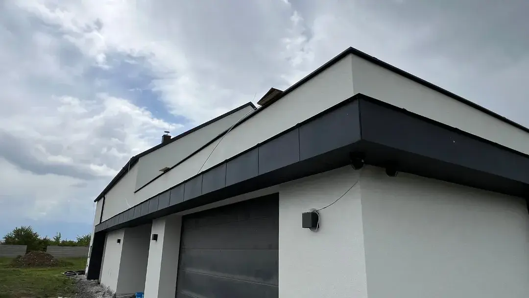 Detail nové realizace střechy