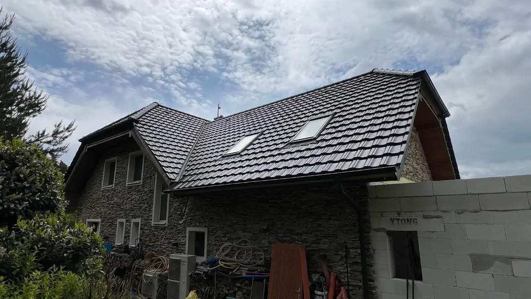 Historický objekt při rekonstrukci střechy